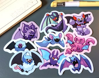 Pokemon Stickers - Bat Pack