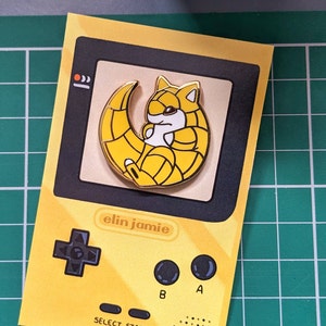 Sandshrew Hard Enamel Pin