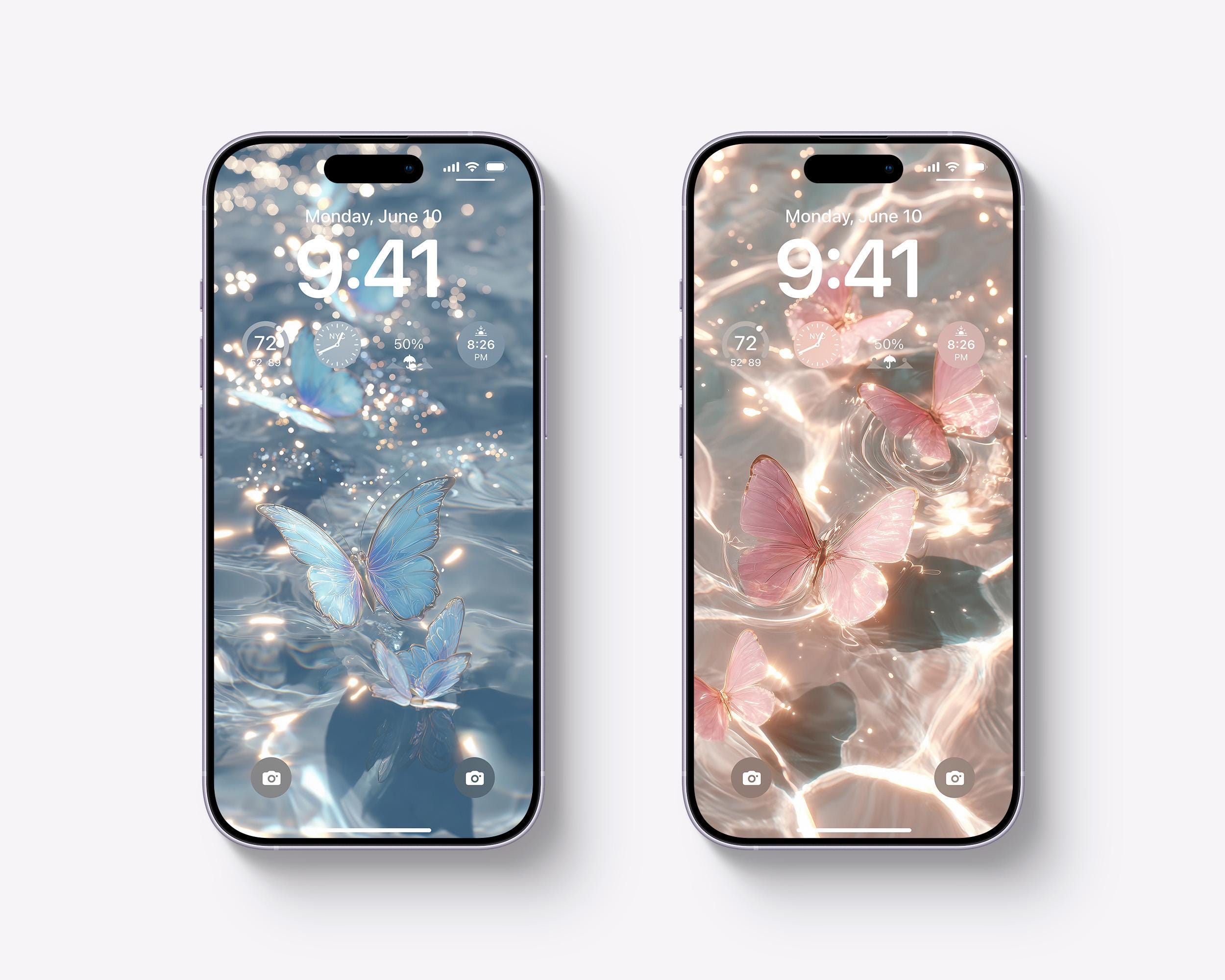 Crystal pink iPhone wallpaper - Etsy België, image size:2500x2000