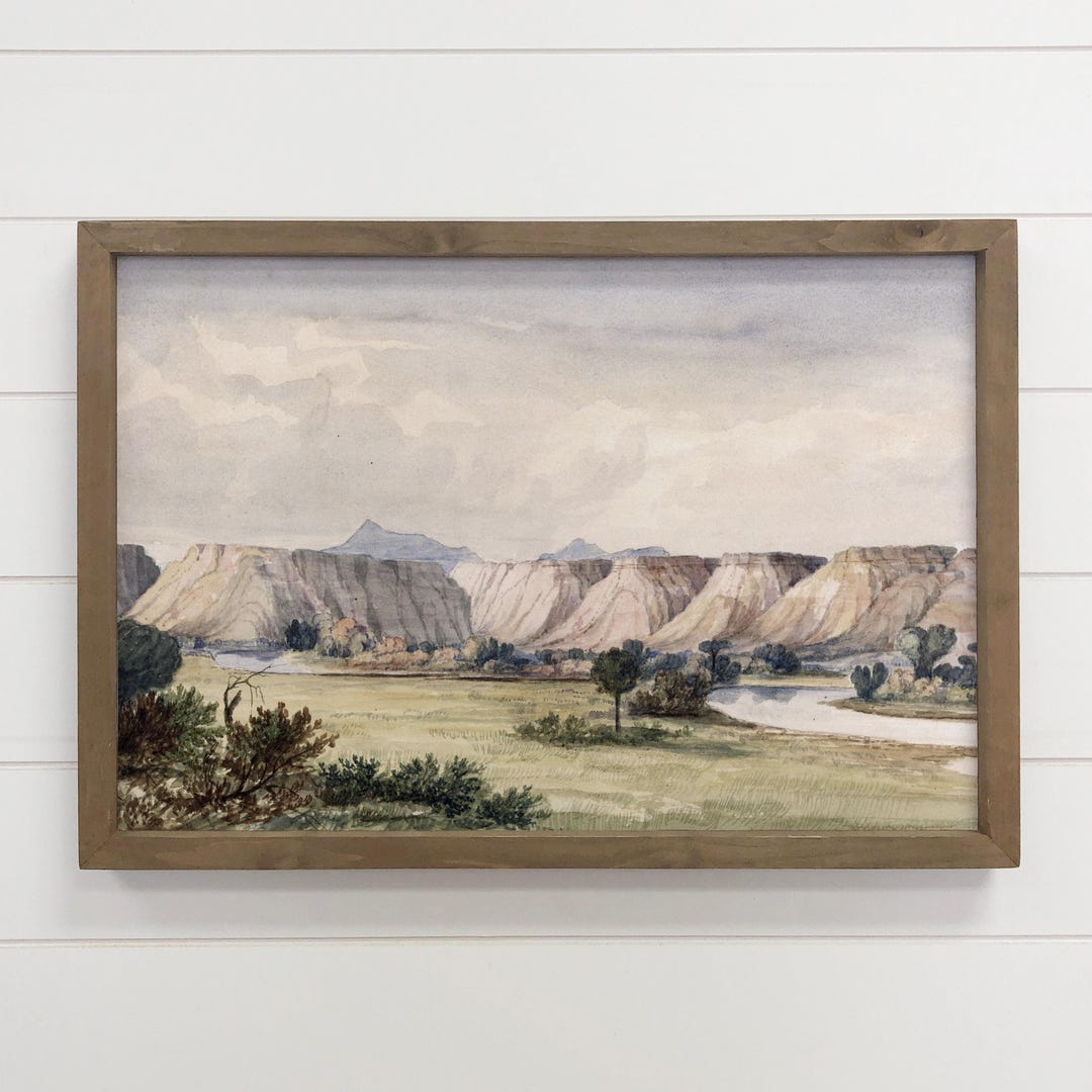 ワイオミング州のウォールアート - ティトン川渓谷 - 川の風景