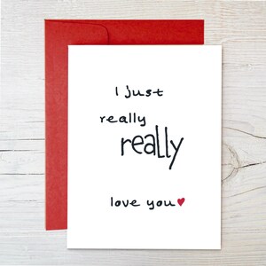 Biglietto di San Valentino / Biglietto d'amore / Biglietto per persona importante / Biglietto per partner / Biglietto minimalista / Biglietto ecologico / Biglietto sostenibile