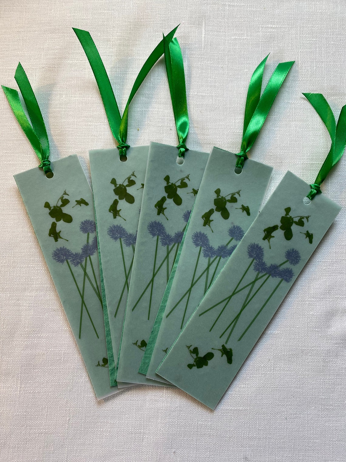 Plantable Herb Seed Bookmark Vellum Herb Bookmark 2 in 1 Etsy