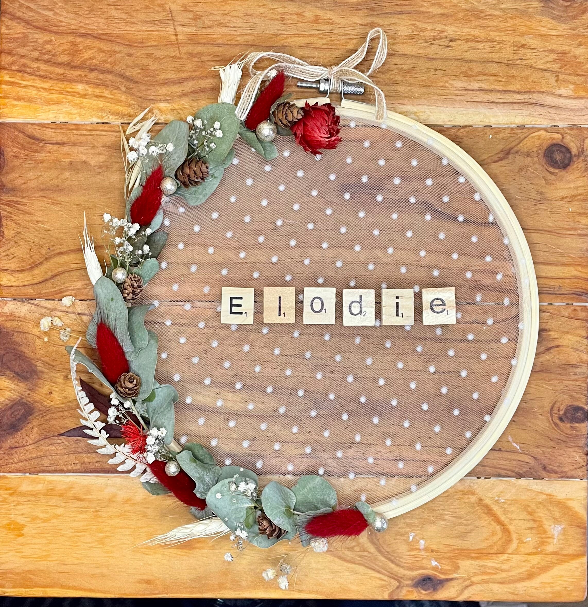 Couronne Fleurs Séchées à Personnaliser