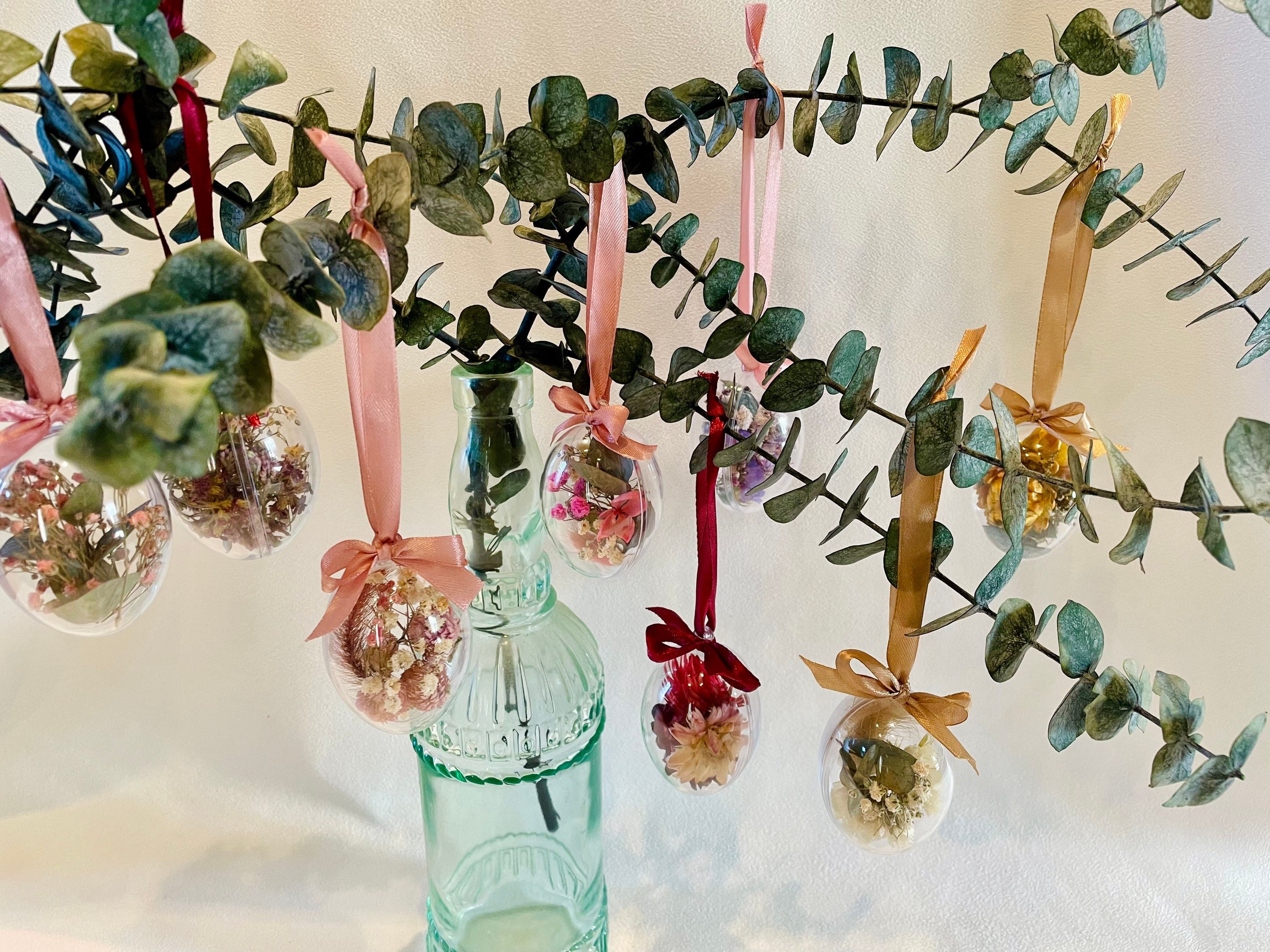 Boule de Noël Fleurs Séchées