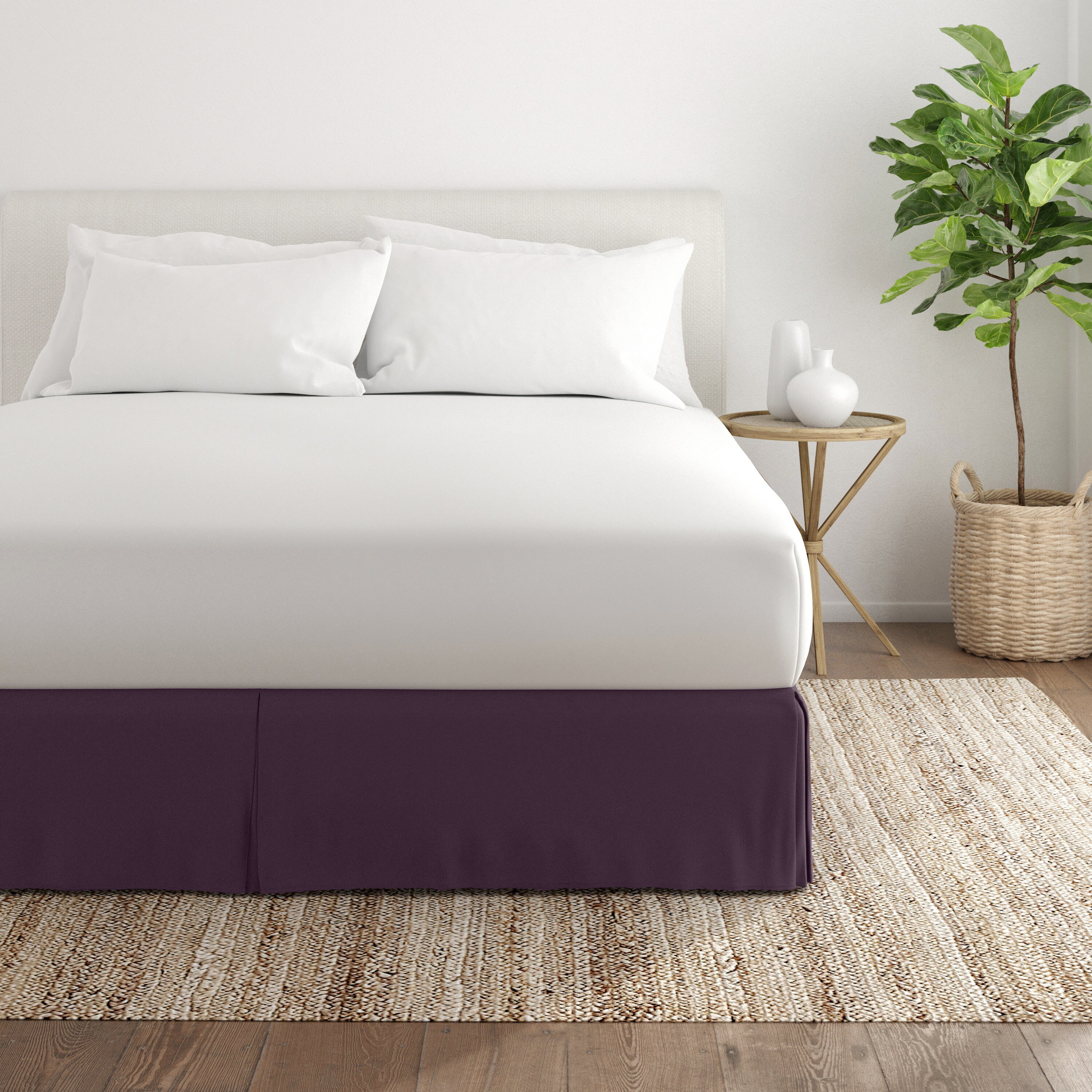 Full Bed Skirt 12 Inch Drop