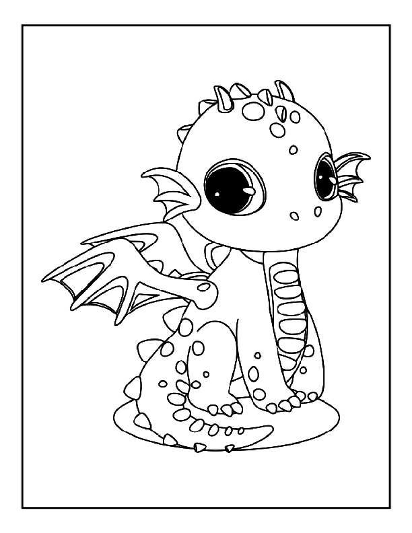 Kids Coloring Dragon Coloring Pages