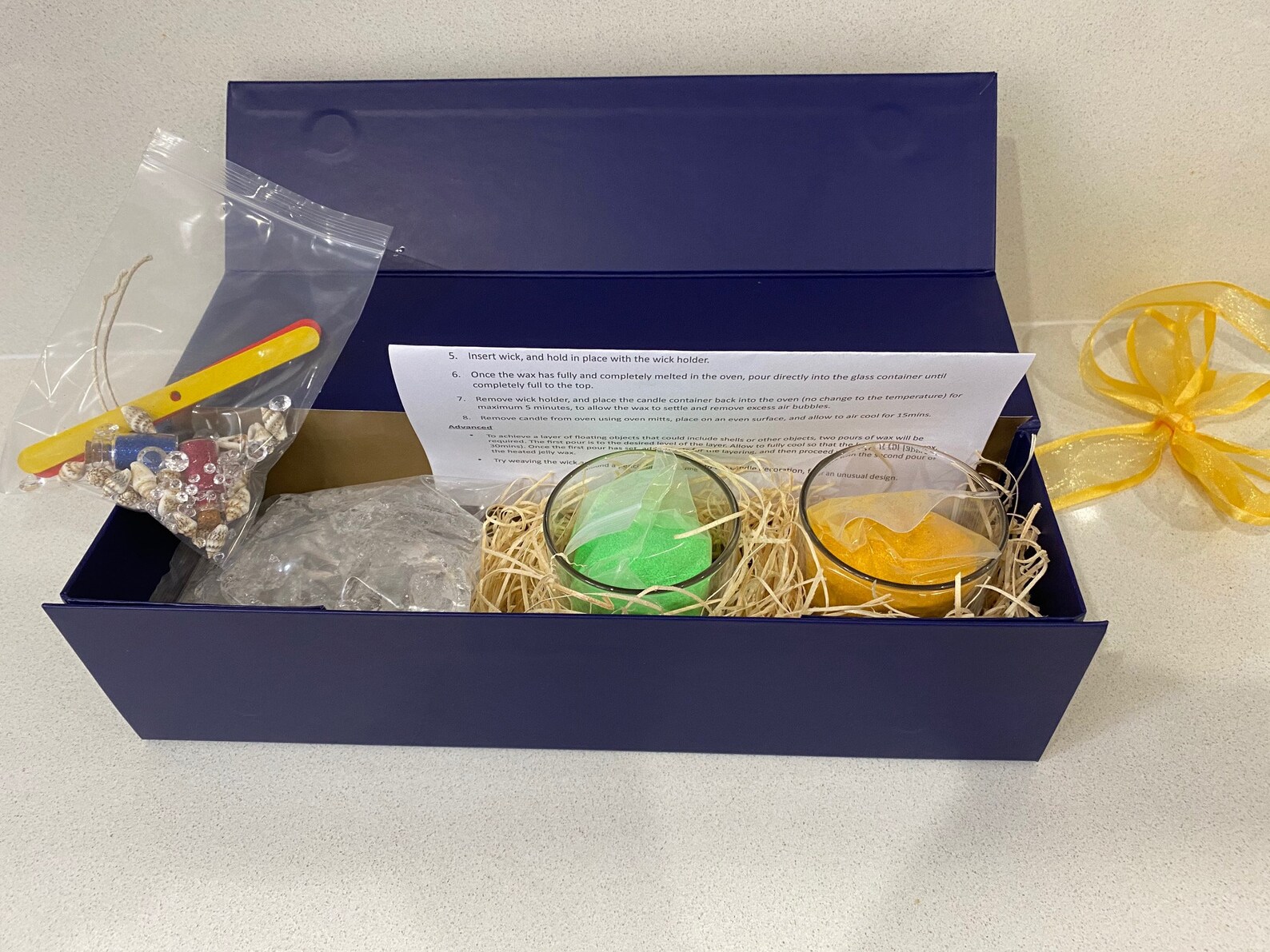 Clear Wax Candle Making Kit Deluxe Hand Crafted All ages Etsy