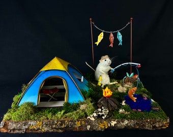 Leroy’s big catch - taxidermy rat