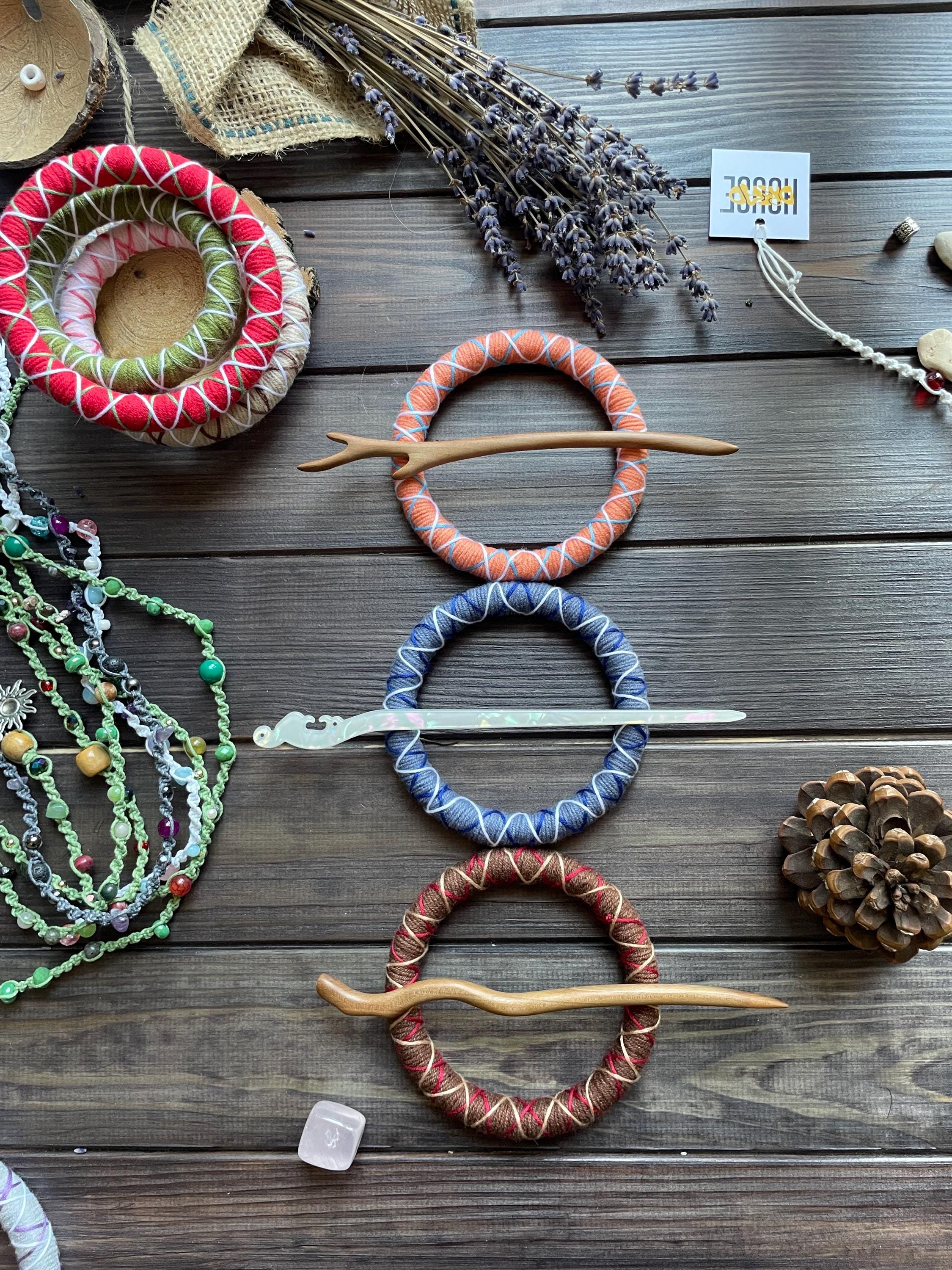 Boho Dreadlock Ring - Accessories for Dreadlocks,braids | Wooden ...