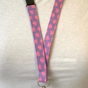Snail Fabric Breakaway Lanyard: Safety ID Badge Key Lanyard