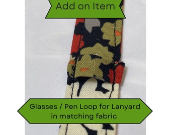 Loop(s) sewn onto Lanyard, Add On