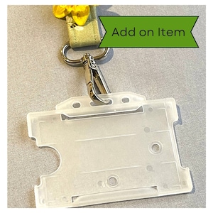 ID badge holder,  Card holder, Added on