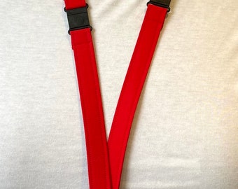 Plain Red: Breakaway Lanyard, Safety lanyard, ID badge lanyard, fabric lanyard, key lanyard, Key Fob Lanyard, Cruise Lanyard