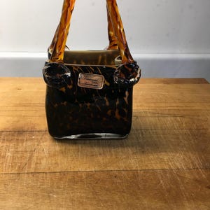 Vincenza collection handmade glass handbag hotsell