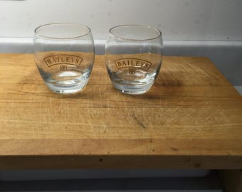 Pair of Bailey's Irish Cream Liqueur Glasses