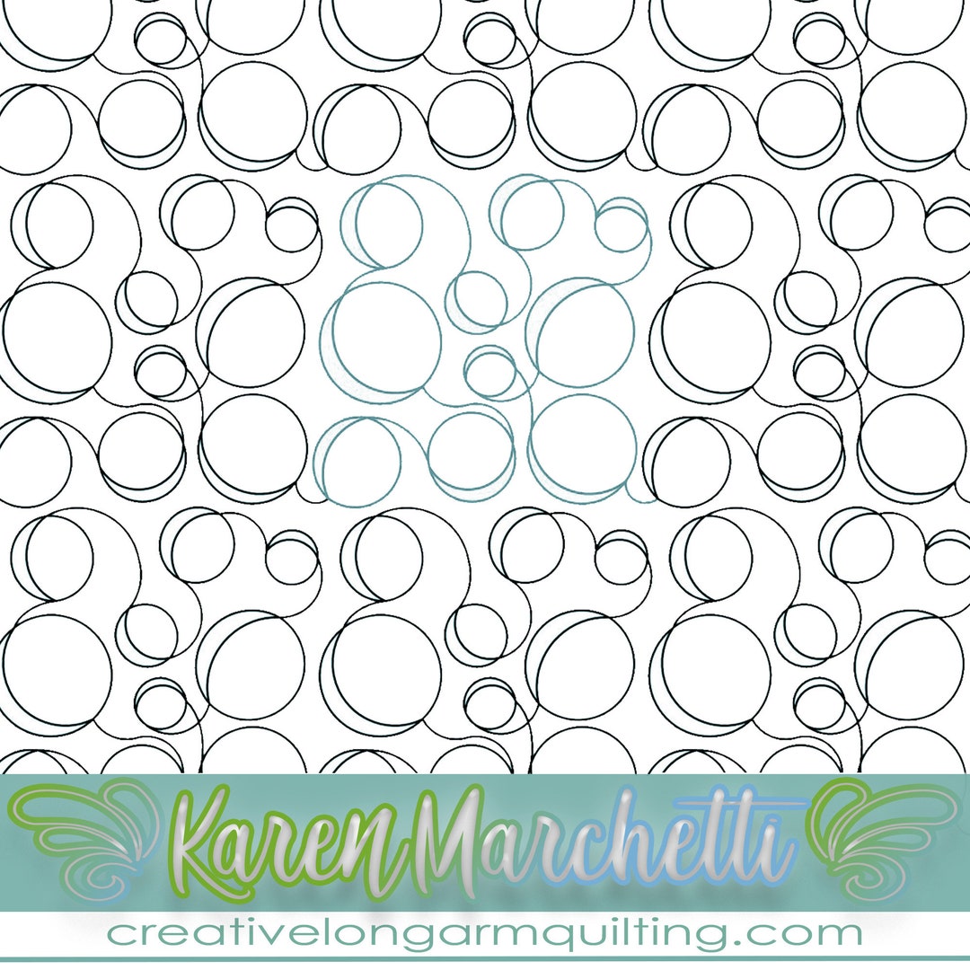 Bounce Longarm Quilting Pattern, E2E Panto (digital Download) - Etsy