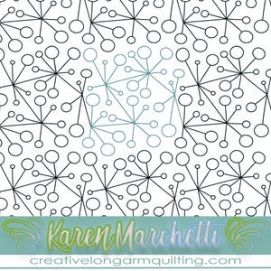 mod tink simple longarm quilting digital design pattern edge to edge e2e panto pantograph computerized continuous line all over machine