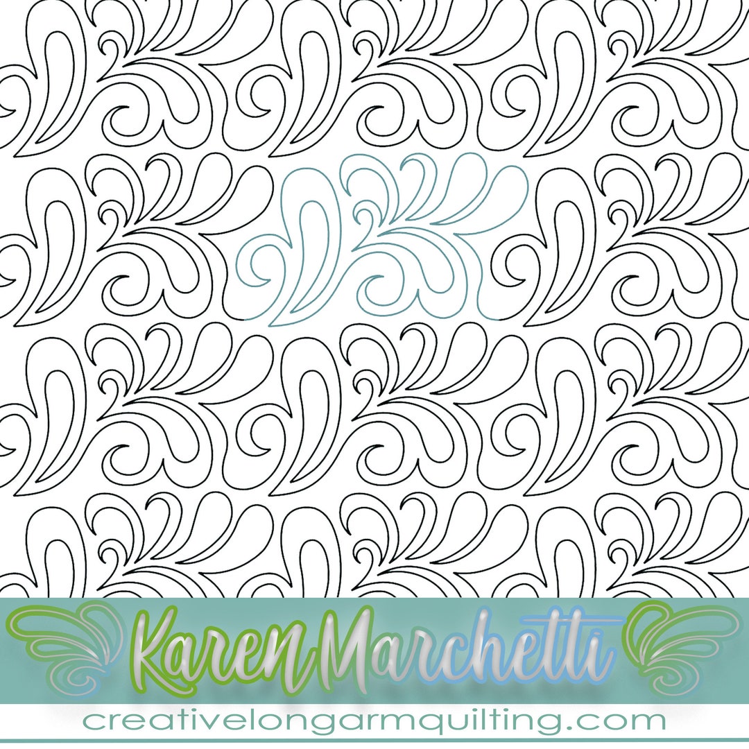 Flippin Longarm Quilting Digital Pattern for Edge to Edge E2e Etsy
