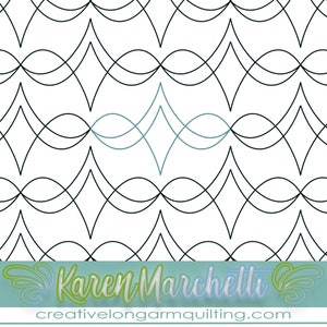 langarm quilting digital design schnittmuster e2e e2e e2e panto pantograph computerisierte durchgehende linie über dem ganzen maschinenquilt