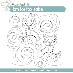 For Fox Sake E2E Langarm Quilt Anleitung