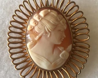 Cameo Brooch Pendant