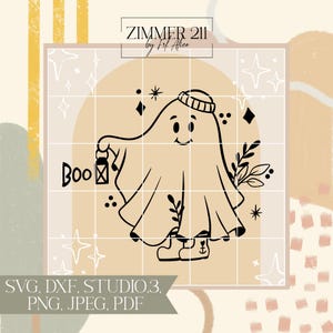 File plotter per Halloween con fantasmi marittimi: modello digitale disegnato a mano per creare immagini stirabili, pagine da colorare, adesivi e molto altro.