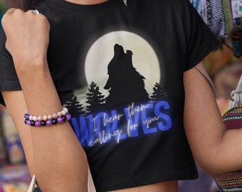 Wolves - One Direction Lyric Tee (Crop Top)
