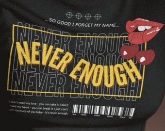 Never Enough - Letra da música One Direction (Camiseta curta)