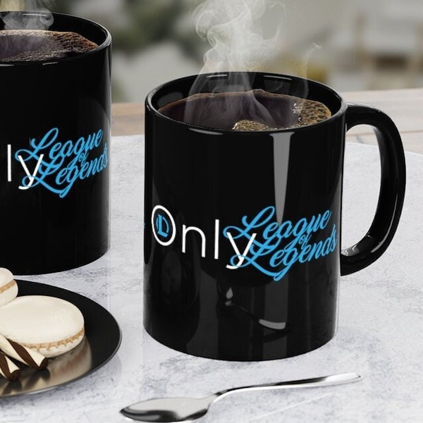 League Of Legends - OnlyFans Black Coffee Mug 11oz