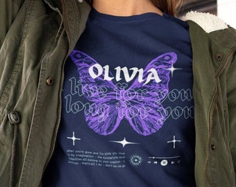 Olivia - One Direction Lyrics T-shirt
