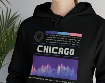 Chicago - Louis Tomlinson letras Hoodie Unissex