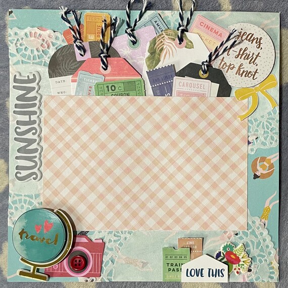Us You And Me Scrapbooking Kit Together Marriage Couple Scrapbook Page 8x8