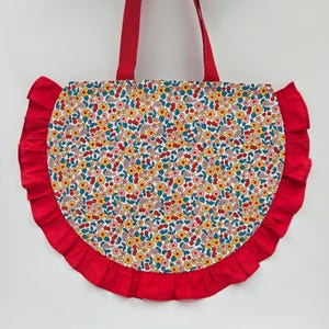 Tote bag fleuri - Sac en tissu fait main Marik