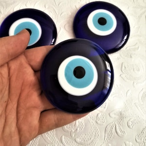 Perline tradizionali non perforate per fermacarte, malocchio greco, ciondolo, mal de ojo, accessorio da scrivania, decorazione per la casa, malocchio da scrivania