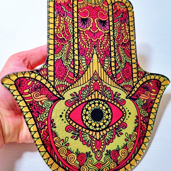 Hamsa Wall Decor Etsy