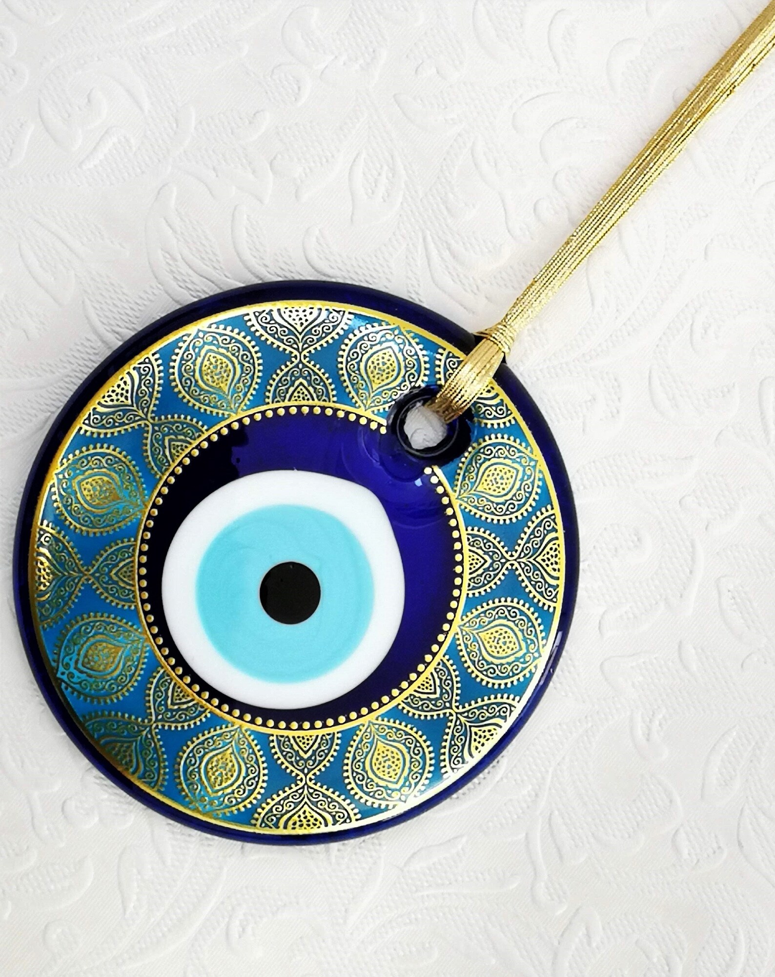 Decal Painted Evil Eye Wall Decor Evil Eye Wall Hanging Etsy
