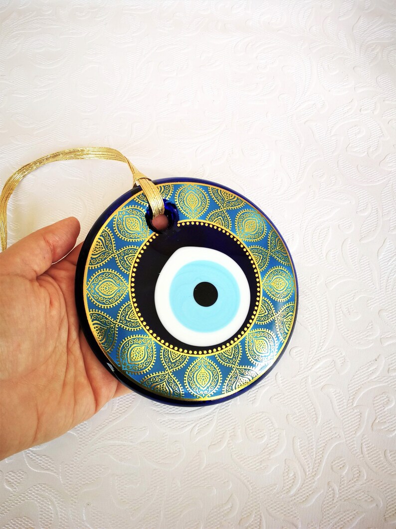 Decal Painted Evil Eye Wall Decor Evil Eye Wall Hanging Etsy