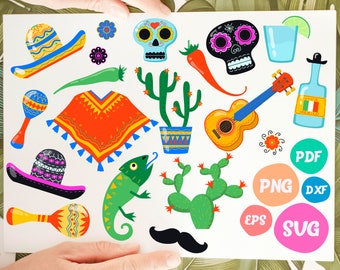 Cactus Sombrero Svg Etsy