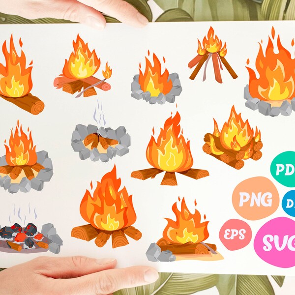 Campfire svg,Campfire Svg, Camping Svg, Fire Svg,onfire SVG, fire svg,camping svg, fire print file,flames svg,fire silhouette,print file,svg