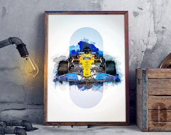 Lando Norris Poster | McLaren F1 Formula One Poster