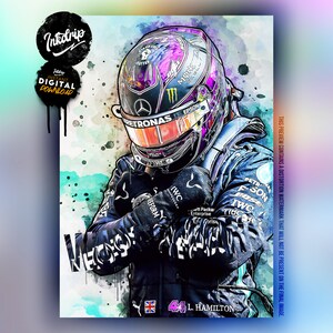Silhouette En Carton Lewis Hamilton (manteau Noir) - Grandeur Nature ~190 Cm - Collection Celebrity Cutouts