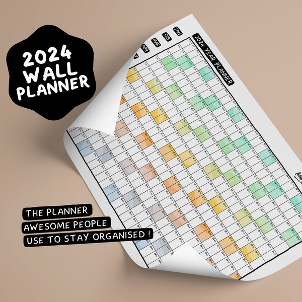 2024 Wall Organiser Etsy