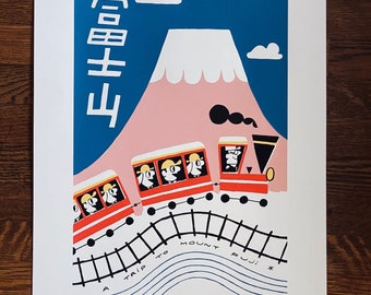 Fuji (sérigraphie / sérigraphie)