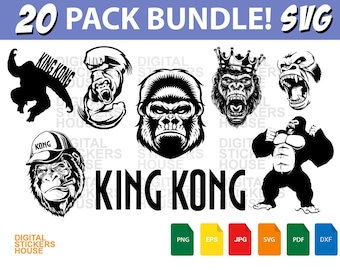 Download King Kong Svg Etsy