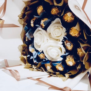 Chocolate Bouquet Ferrero and Lindt,  Birthday Gift for her, Ramadan, Eid, Congratulations, Anniversary, Thank You Gift, Easter Chocolates