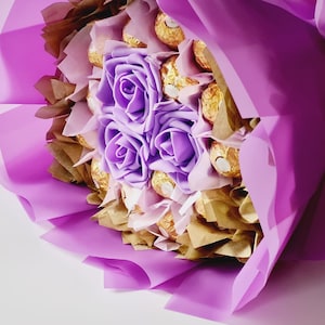 Bouquet Ferrero Lindt au chocolat, Cadeau d'anniversaire, Anniversaire, Saint-Valentin, Ramadan, Eid, Pâques, Félicitations, Merci, Bouquet de chocolats
