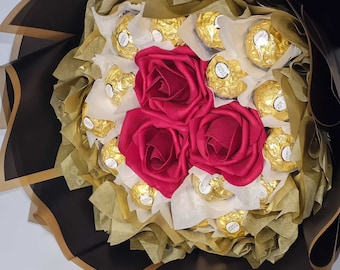 Ramo de chocolates Ferrero Rocher, regalo de aniversario