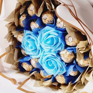Ferrero Lindt Chocolate Bouquet, Birthday Gift, Anniversary, Ramadan Gift, Eid Gift, Easter, Congratulations, Thank You, Chocolate Bouquets
