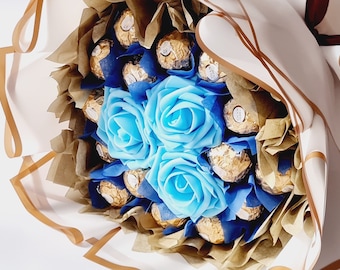 Ferrero Lindt Chocolate Bouquet, Birthday Gift, Anniversary, Ramadan Gift, Eid Gift, Easter, Congratulations, Thank You, Chocolate Bouquets