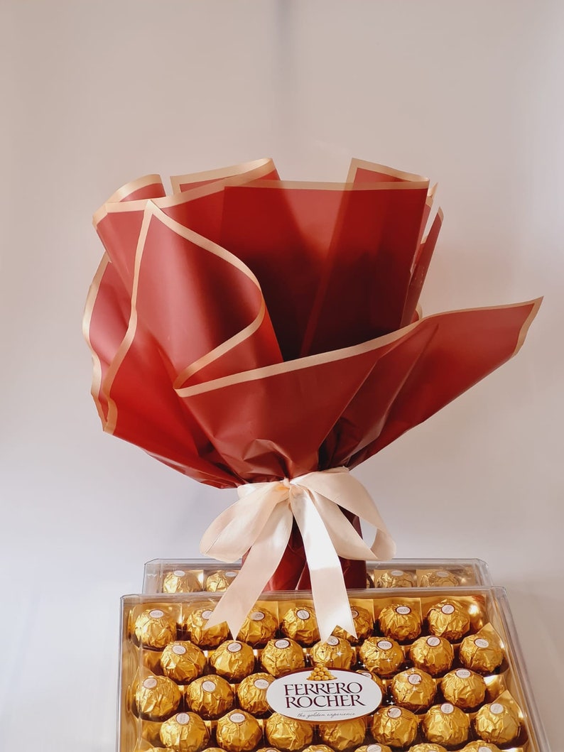 Birthday Chocolate Bouquet gift for her Ferrero Rocher Etsy